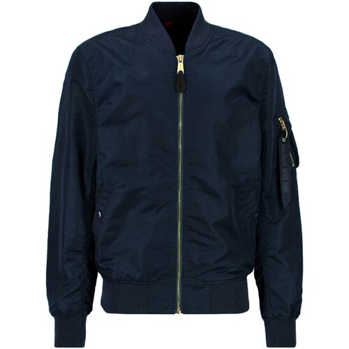 Vêtements Homme Jack & Jones Premium Marinblå sweatshirt med kort dragkedja vid halsen Alpha 156101 Autres