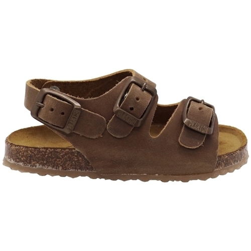 Chaussures Enfant Baby Sandals Patri - Oro Plakton Petrol baby Sandals - Beige Marron
