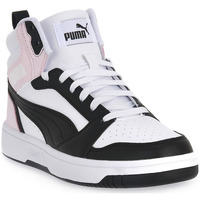 Chaussures Femme Baskets mode Puma 13 REBOUND V6 MID JR Blanc