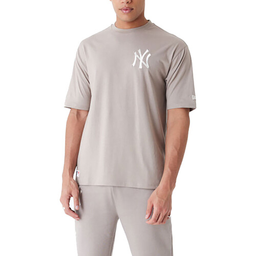 Vêtements Homme T-shirts perforated manches courtes New-Era 60435555 Gris