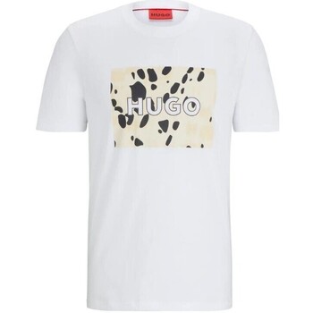 Vêtements Homme T-shirts manches courtes BOSS 50498220 Blanc