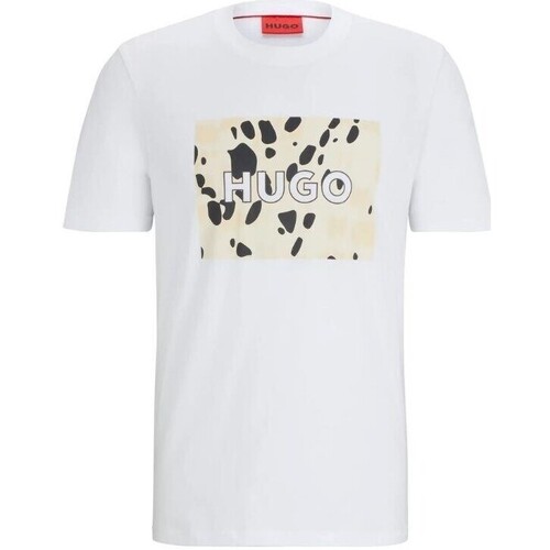 Vêtements Homme T-shirts manches courtes BOSS 50498220 Blanc