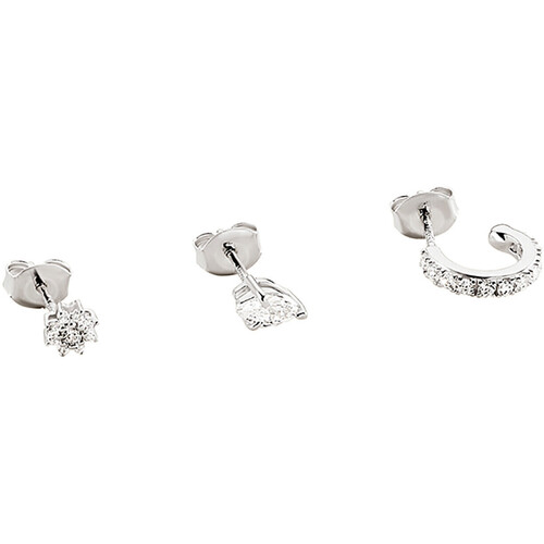 Montres & Bijoux Femme Boucles d'oreilles Agatha Ruiz de la Prada Mini Set de trois piercings  argent oxydes

Ligne Paradis Blanc