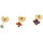 Montres & Bijoux Femme Boucles d'oreilles Agatha Ruiz de la Prada Set de trois piercing  argent oxydes

ligne Flowery Jaune