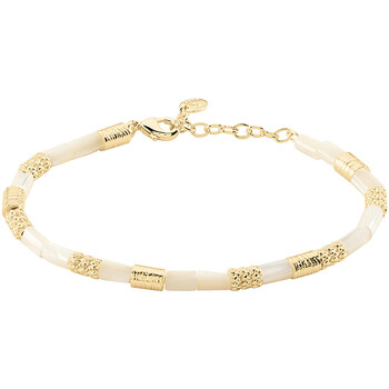 bracelets agatha ruiz de la prada  bracelet  petra métal doré nacre blanche 