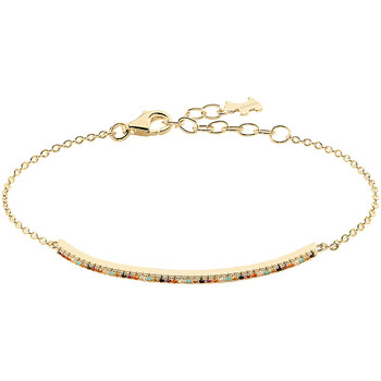 Montres & Bijoux Femme Bracelets Agatha Ruiz de la Prada Bracelet  argent doré barrette multicolore

ligne Rainbow Jaune