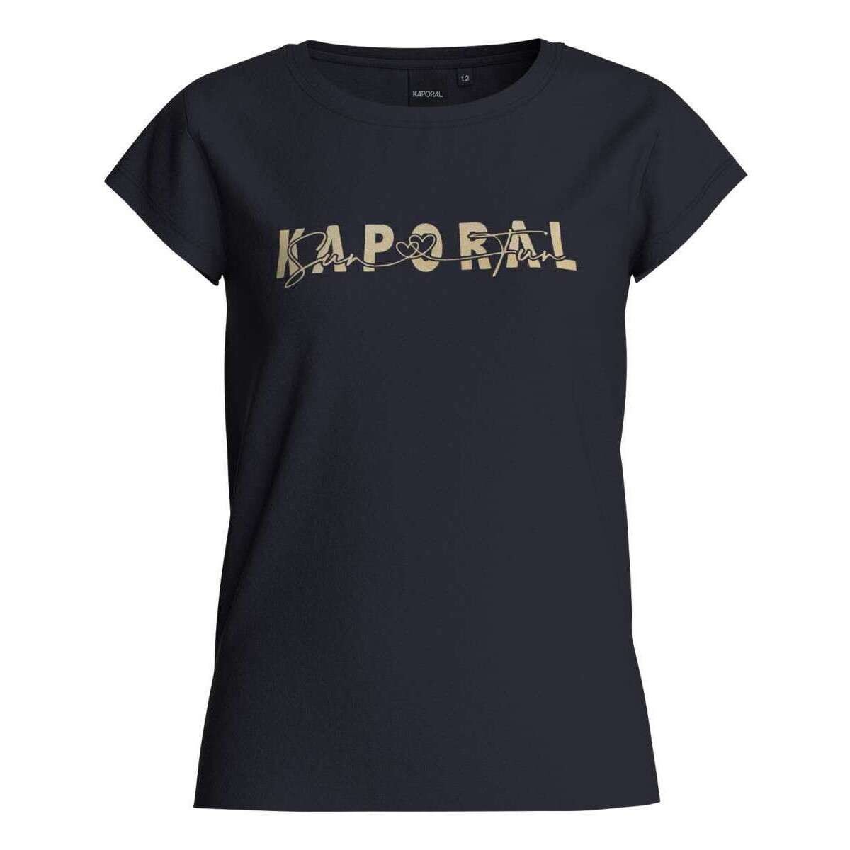 Vêtements Fille T-shirts manches courtes Kaporal 161587VTPE24 Marine