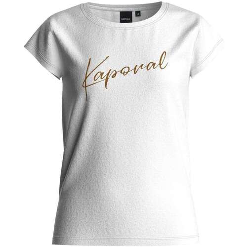 Vêtements Fille T-shirts manches courtes Kaporal 161590VTPE24 Blanc