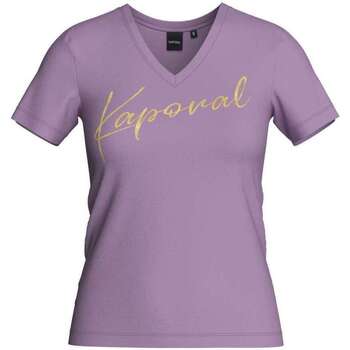 Vêtements Femme T-shirts manches courtes Kaporal 161664VTPE24 Violet