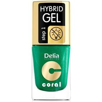 Beauté Femme Vernis à ongles Delia Cosmetics Delia - Vernis gel hybrid - n°10 - 11ml Vert