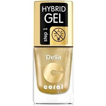 Beauté Femme Vernis à ongles Delia Cosmetics Delia - Vernis gel hybrid - n°28 - 11ml Doré