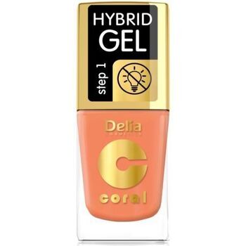 Beauté Femme Vernis à ongles Delia Cosmetics Delia - Vernis gel hybrid - n°81 - 11ml Orange