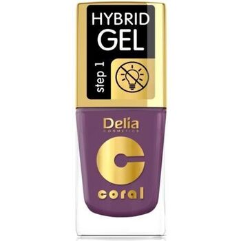 Beauté Femme Vernis à ongles Delia Cosmetics Délia - Vernis gel hybrid - n°80 - 11ml Violet