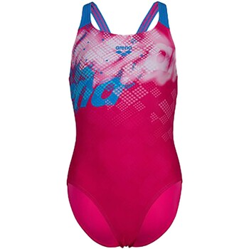 Arena Girl's  Splash Point Swimsuit V Bac Rose
