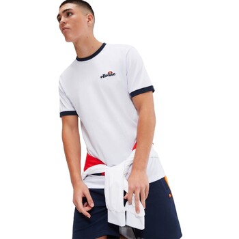 Vêtements Homme zebra-print short-sleeve T-shirt Ellesse  Blanc