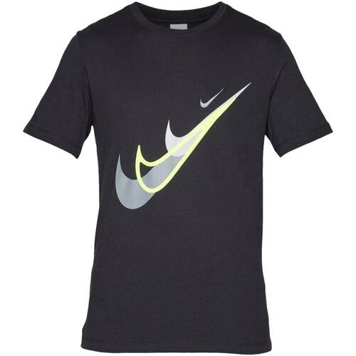 Vêtements Homme T-shirts manches courtes Nike M nsw si reg tee Noir