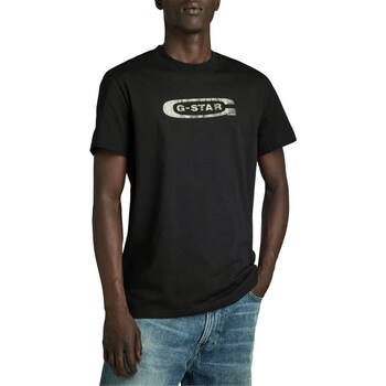 Vêtements Homme T-shirts Mid courtes G-Star Raw D24365-336-110 Noir