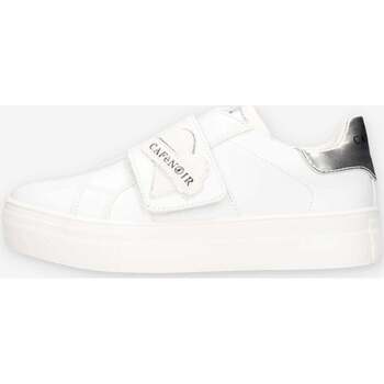 Chaussures Fille Baskets basses Café Noir C-2422-WHITE Blanc
