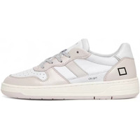 Chaussures Femme Baskets mode Date Date sneakers femme Court 2.0 rose Blanc