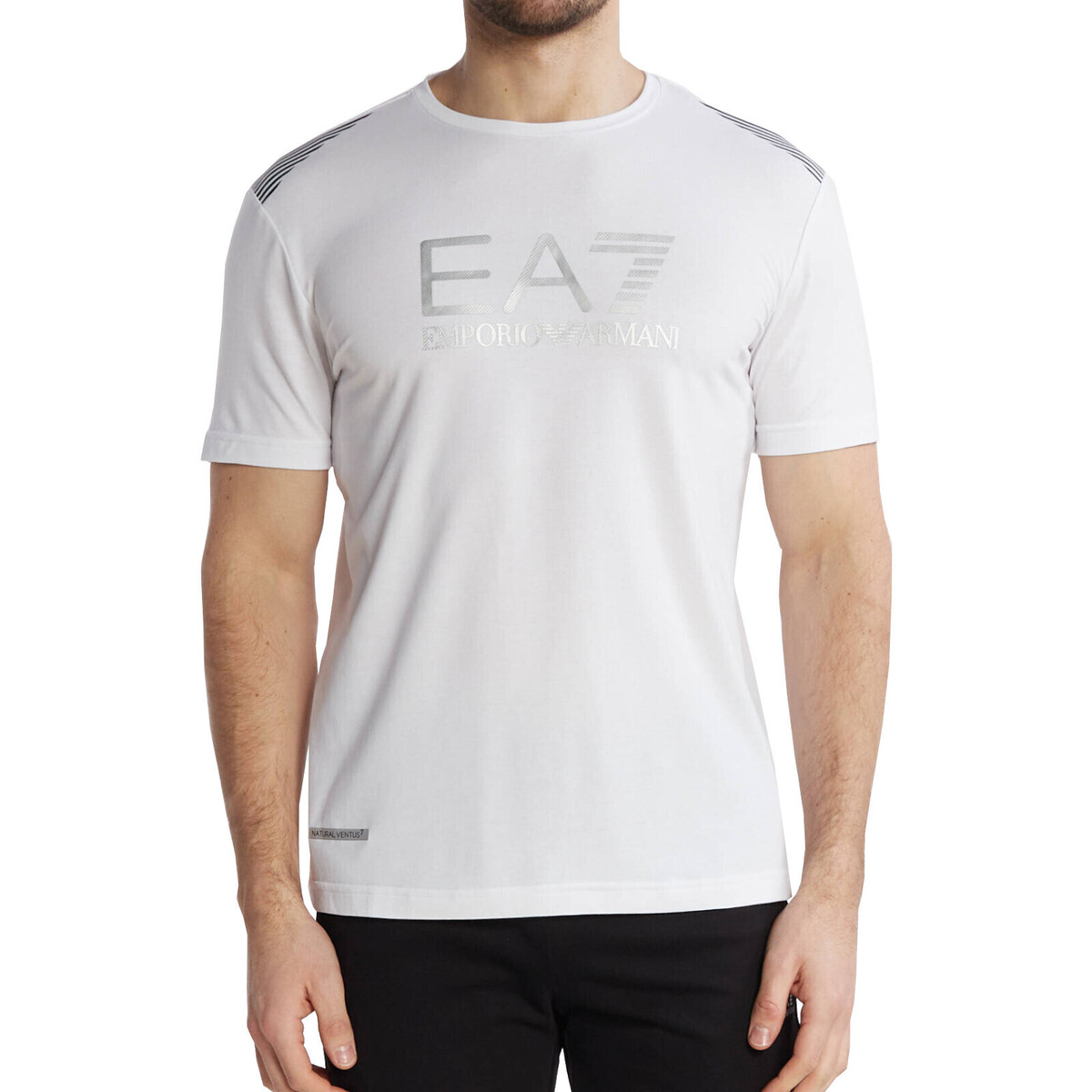 Vêtements Homme T-shirts manches courtes Emporio Armani EA7 3DPT29-PJULZ Blanc