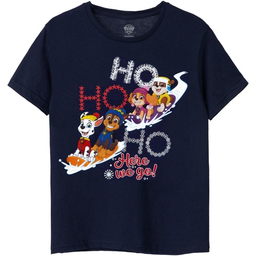 Vêtements Enfant T-shirts & Polos Paw Patrol Ho Ho Ho Bleu