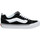 Chaussures Baskets mode Vans Knu Skool Velours Black White Noir