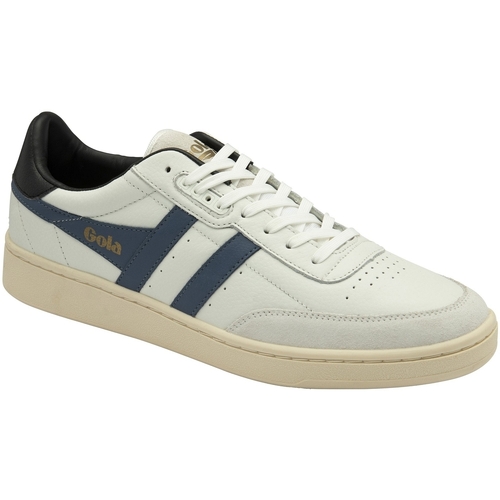 Chaussures Homme Baskets mode Gola CONTACT LEATHER CMB261 Blanc