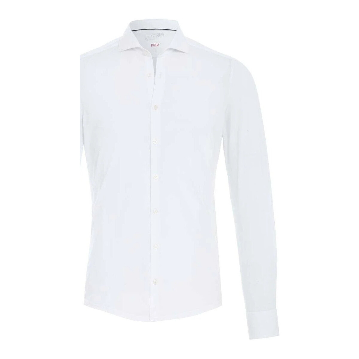 Vêtements Homme Chemises manches longues Pure La chemise fonctionnelle H.Tico Blanc Blanc