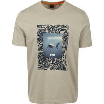 Vêtements Homme T-shirts & Polos BOSS T-shirt Tucan Beige Beige