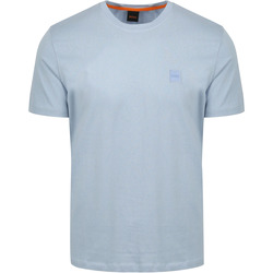 Vêtements Homme T-shirts & Polos BOSS T-shirt Tales Bleu clair Bleu