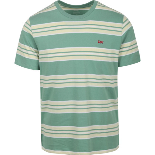 Vêtements Homme T-shirts & Polos Levi's T-Shirt Vert Menthe à Rayures Multicolore