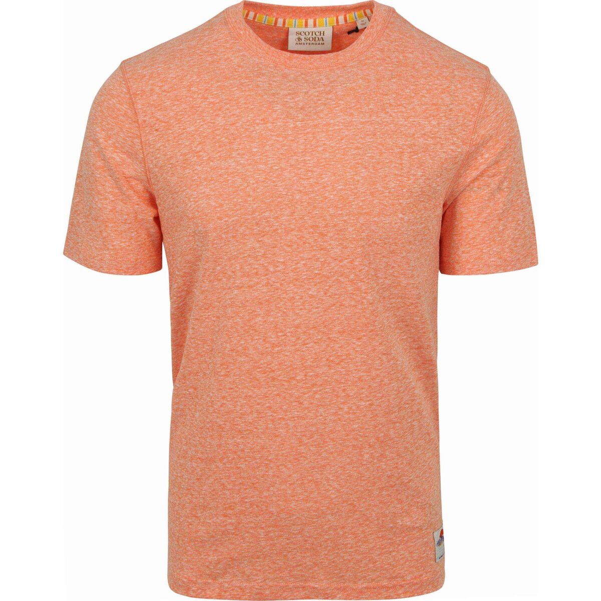 Vêtements Homme T-shirts & Polos Scotch & Soda Scotch & Soda T-Shirt Melange Orange Orange