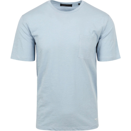 Vêtements Homme T-shirts & Polos Marc O'Polo homme T-Shirt Slubs Bleu Clair Bleu