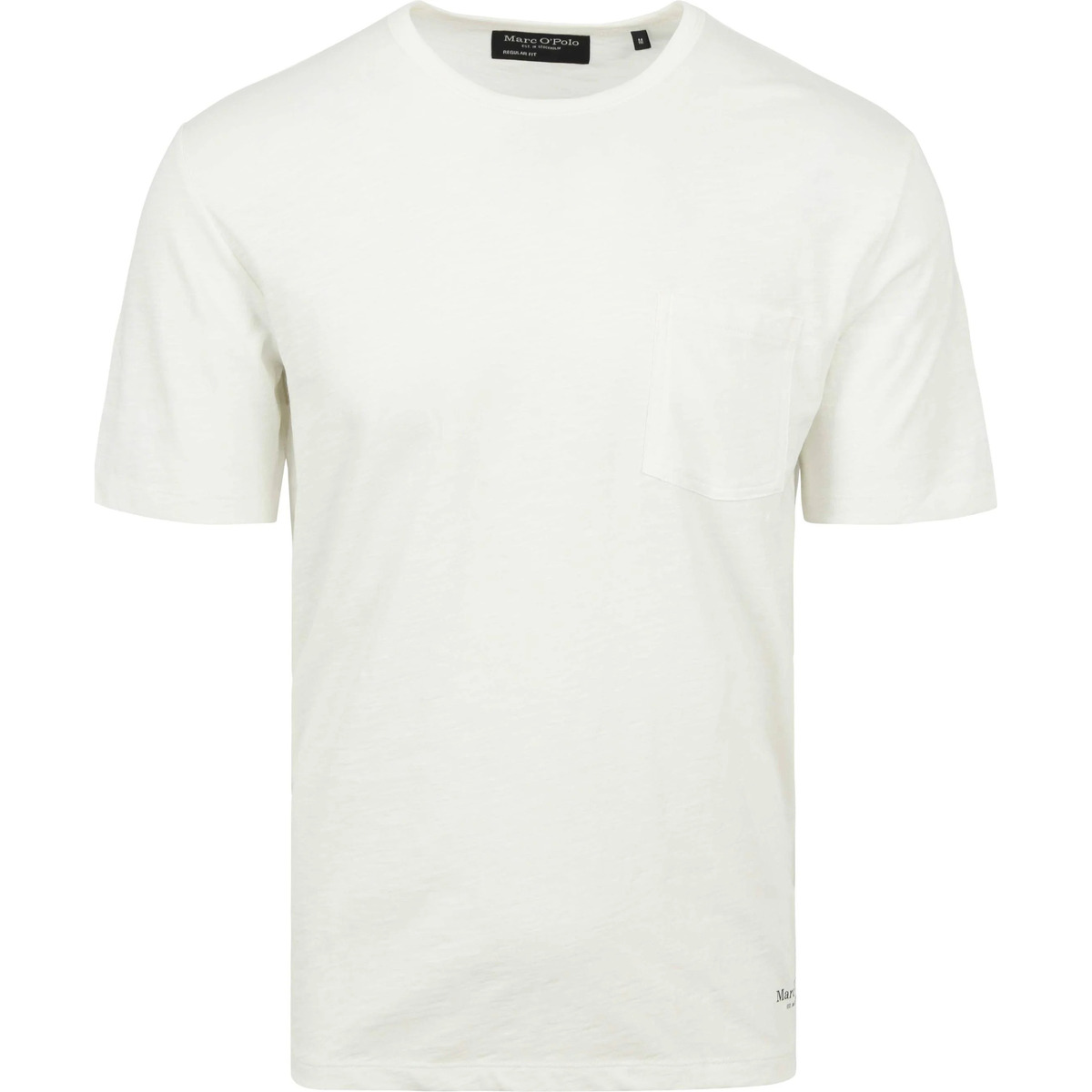 Vêtements Homme T-shirts & mesh Polos Marc O'Polo T-Shirt Slubs Off White Blanc