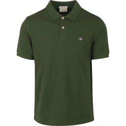 Vêtements Homme T-shirts & Polos Gant Shield Piqué Polo Vert Foncé Vert