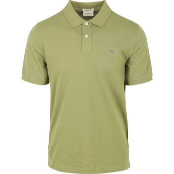 Vêtements Homme T-shirts & Polos Gant Shield Piqué Polo Vert Clair Vert