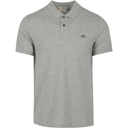 Vêtements Homme T-shirts & Polos Gant Shield Piqué Polo Gris Gris