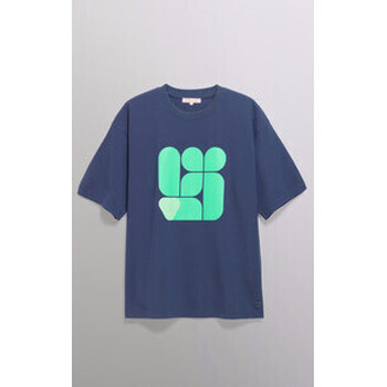 Vêtements Homme T-shirts manches courtes Scotch & Sodan Tee-shirt manches courtes Horton bleu-047376 Bleu