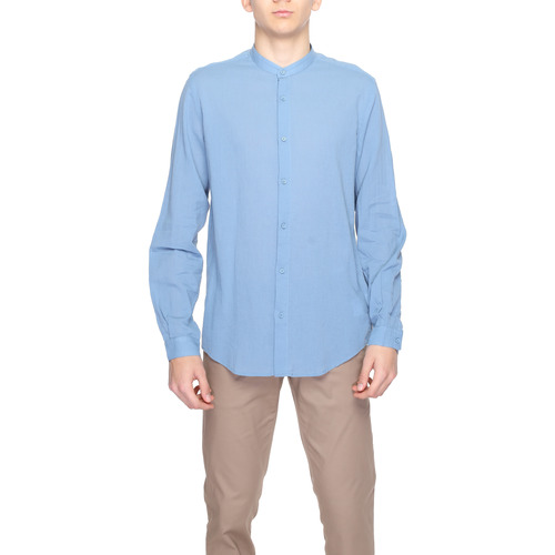 Vêtements Homme Chemises manches longues Antony Morato MMSL00724-FA400092 Bleu