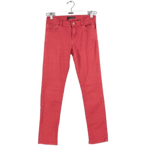 Vêtements Femme Jeans The Kooples Jean slim en coton Rouge