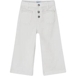 Vêtements Fille Pantalons Mayoral  Blanc