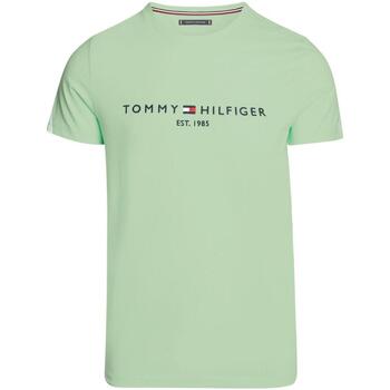 Vêtements T-shirts manches courtes Tommy Hilfiger  Vert