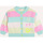 Vêtements Fille Gilets / Cardigans Billieblush Cardigan en maille rayée Multicolore