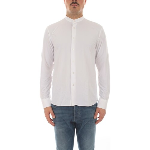 Vêtements Homme Chemises manches longues Apple Of Edencci Designs 24250 Blanc