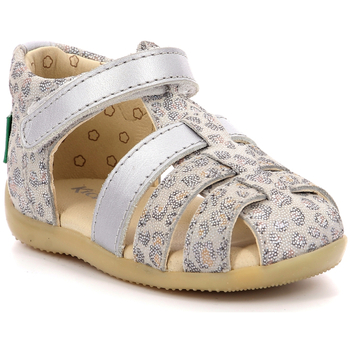 Chaussures Fille Rose is in the air Kickers Bigflo-2 Beige