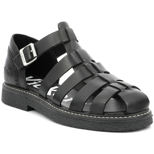 Chaussures Femme Sandales et Nu-pieds Kickers Kick Lergo Noir