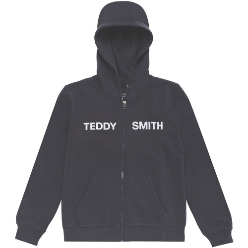 Vêtements Garçon Pulls Teddy Smith Sweat coton à capuche Marine