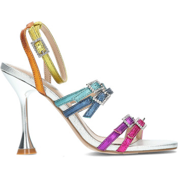 Chaussures Femme Escarpins Exé Shoes crystal-embellished SANDALES  JADE771 Gris