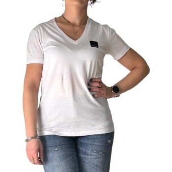Vêtements Femme Débardeurs / T-shirts Relaxed sans manche EAX 3DYT44 YJ3RZ Blanc