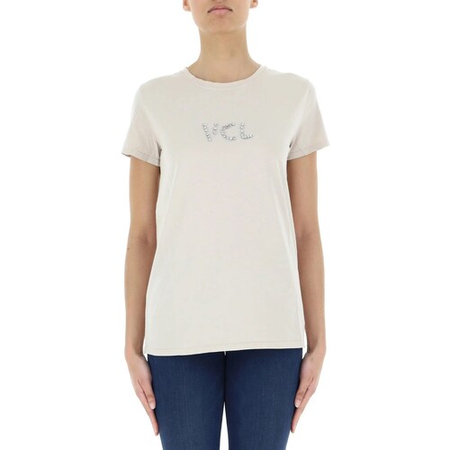Vêtements Femme T-shirts manches courtes Vicolo RB0047 Blanc